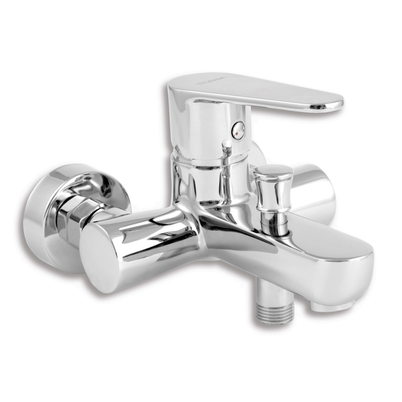 Baterie vanová nástěnná Novaservis TITANIA FRESH 96024/1,0 100 mm chrom