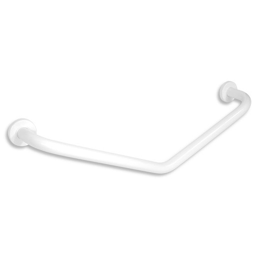 Úhlové držadlo s krytkami 400x400mm bílé R66404,11