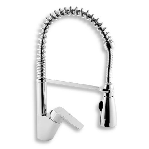 Dřezová baterie se sprškou Nobless Tina chrom  NOVASERVIS 38481,0