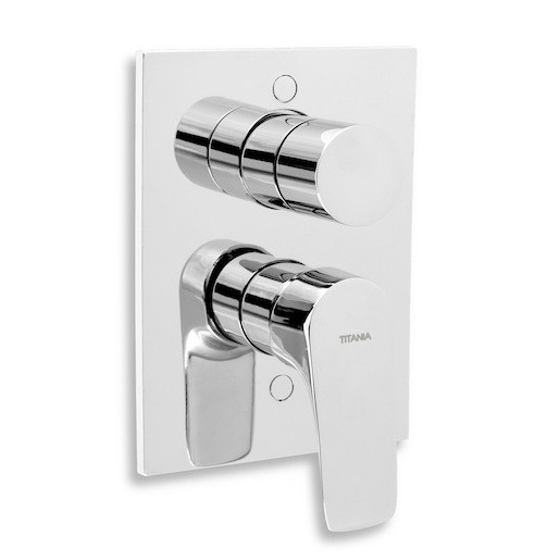 Novaservis Titania Nice sprchová a vanová baterie včetně podomítkového tělesa chrom 97050R.0