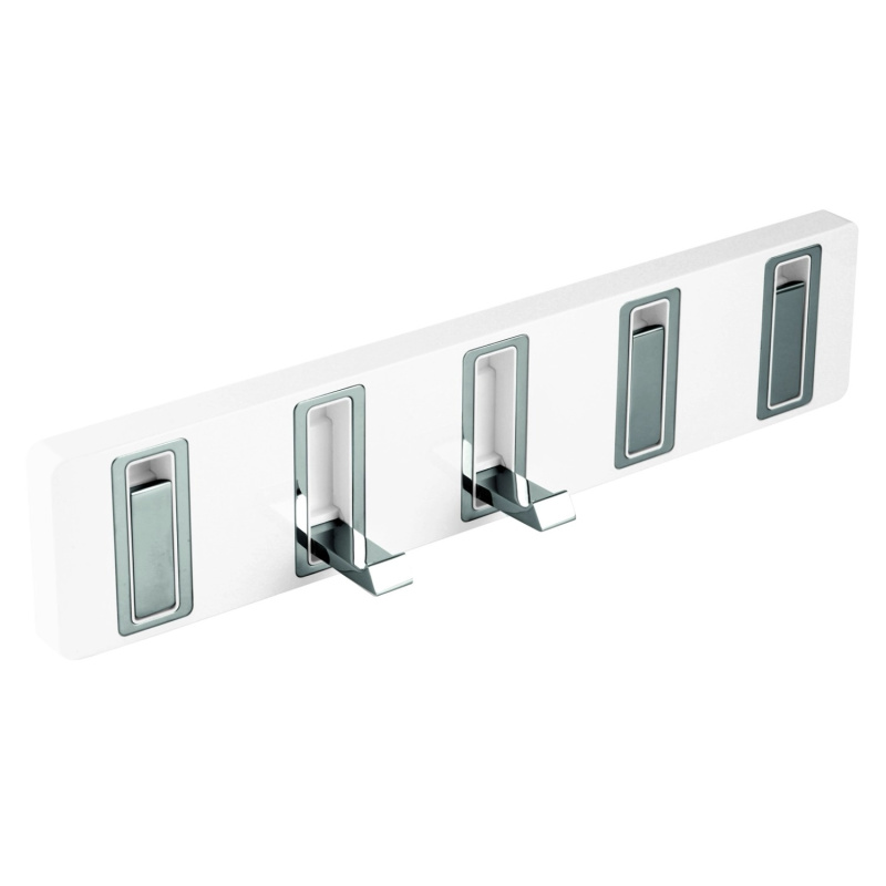 Novaservis Yacore háček bílá/chrom 65543.4