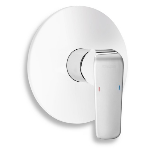 Sprchová baterie podomítková Nobless Tina bílá/chrom NOVASERVIS 38050,1