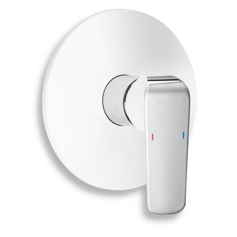 Sprchová baterie podomítková Nobless Tina bílá/chrom NOVASERVIS 38050,1