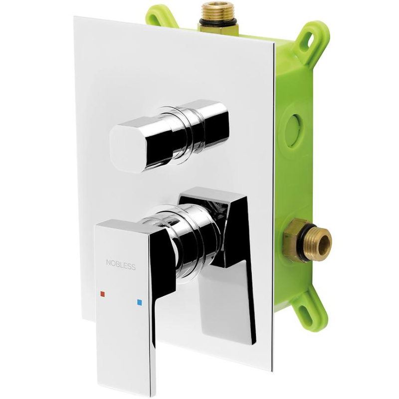 Baterie vanová podomítková Novaservis NOBLESS EDGE BOX36051R,0 chrom