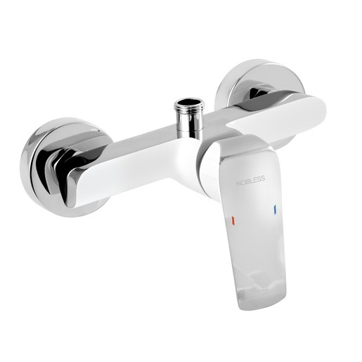 Sprchová baterie bez příslušenství 150 mm Tina bílá/chrom NOVASERVIS 38062/1,1