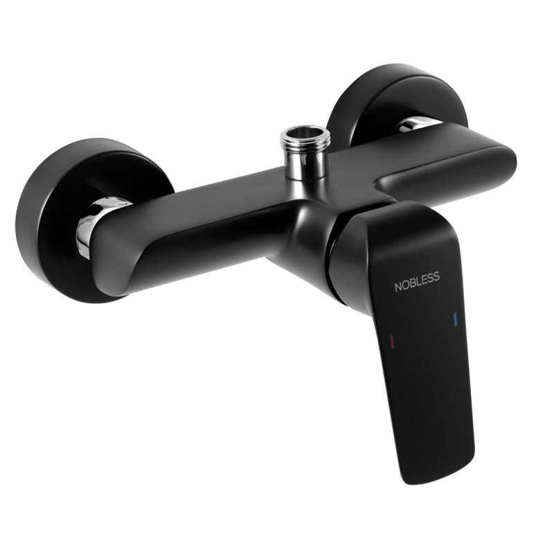 Sprchová baterie bez příslušenství 150 mm Nobless Tina černá NOVASERVIS 38062/1,5