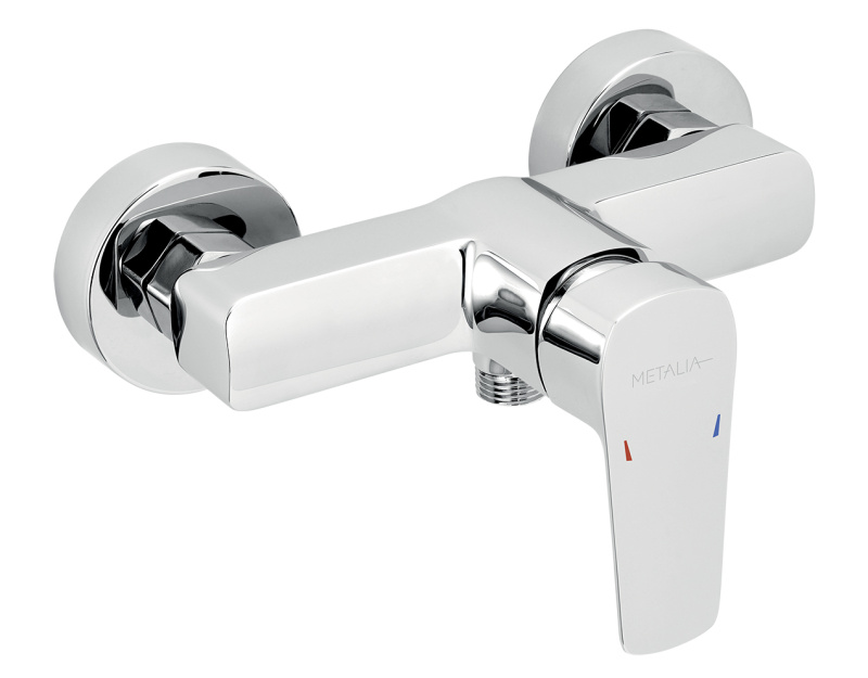 Baterie sprchová nástěnná Novaservis METALIA 58061/1,0 150 mm bez příslušenství chrom