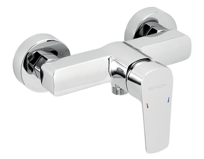 Baterie sprchová nástěnná Novaservis METALIA 58061/1,0 150 mm bez příslušenství chrom