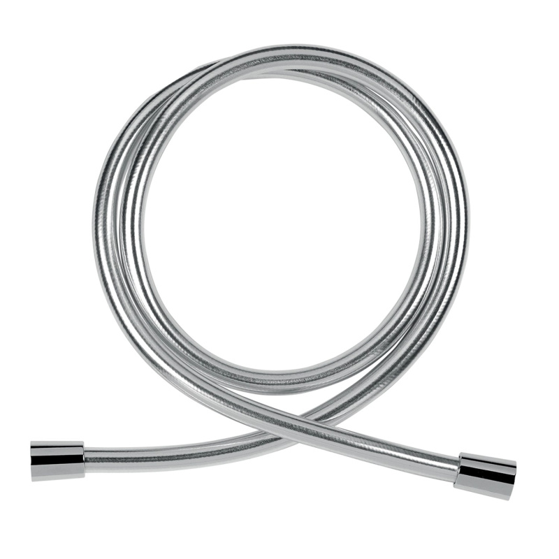 Novaservis Sprchová hadice NOVAFLEX/150,0 plastová, antitwist, stříbrná, 150 cm