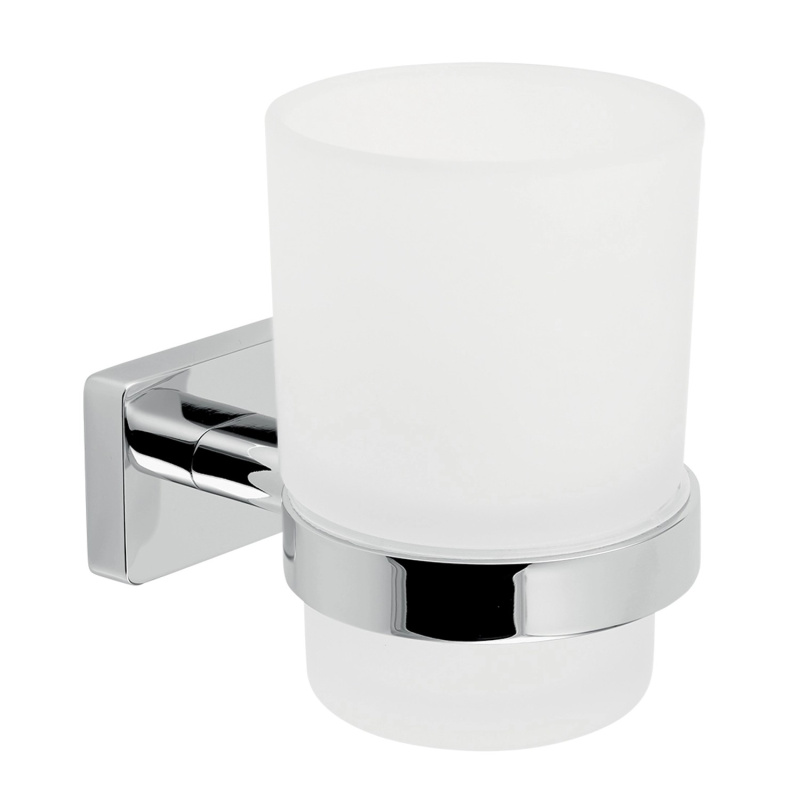 Novaservis Ferro Greta držák kartáčků včetně skleničky chrom AGR03