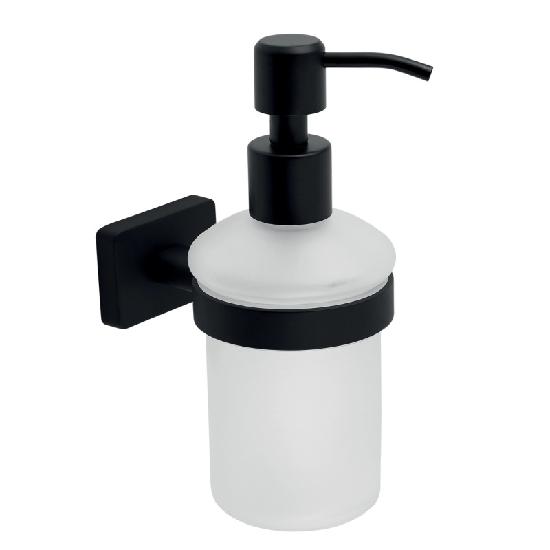 Novaservis Ferro Greta dávkovač mýdla černá matná AGR34BL