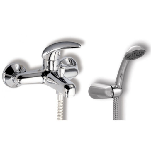 Baterie vanová nástěnná 150 mm chrom