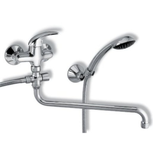 Baterie paneláková nástěnná 150 mm chrom