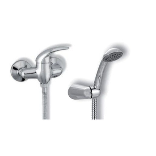 Baterie sprchová nástěnná 100 mm chrom