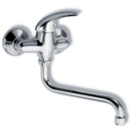 Baterie umyvadlová/dřezová nástěnná Novaservis METALIA 55074/T,0 100 mm chrom