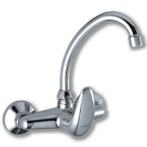 Baterie umyvadlová/dřezová nástěnná 150 mm chrom