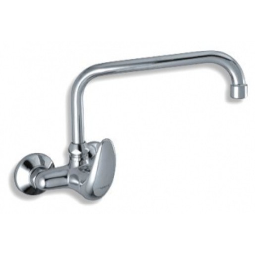 Baterie umyvadlová/dřezová nástěnná 100 mm chrom