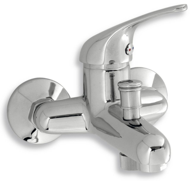 Baterie vanová nástěnná Novaservis TITANIA IRIS 92024/1,0 100 mm chrom