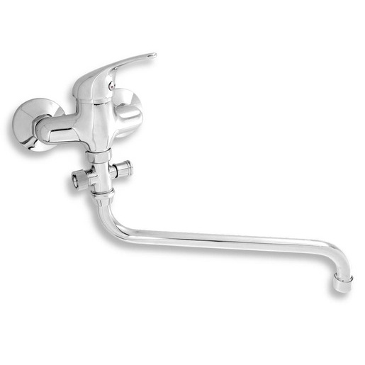 Baterie paneláková nástěnná Novaservis TITANIA IRIS 92075/1,0 100 mm chrom