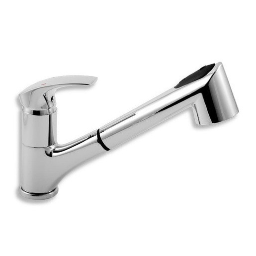 Baterie dřezová stojánková Novaservis Metalia 57081,0 s výsuvnou sprškou chrom