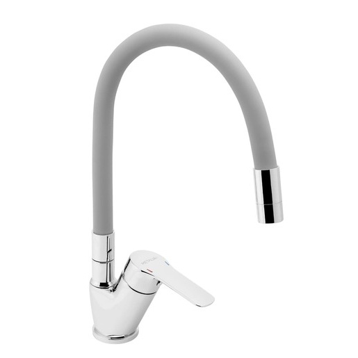 Dřezová flexibilní baterie šedá 54014F.0S Metalia 54