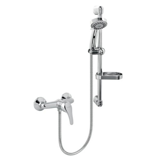 Sprchová baterie Novaservis Titania Iris se sprchovým setem 150 mm chrom 92061KIT,0