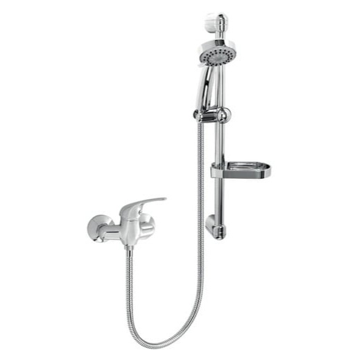 Sprchová baterie Novaservis Titania Iris se sprchovým setem 100 mm chrom 92064KIT,0