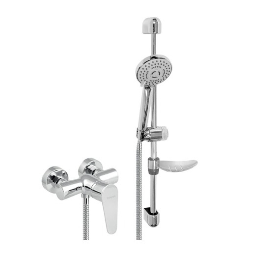 Sprchová baterie Novaservis Titania Fresh se sprchovým setem 100 mm chrom 96065KIT,0