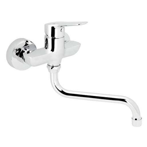 Novaservis Metalia 54 dřezová - umyvadlová baterie s otočným ramínkem 100 mm chrom 54074/t,0 54074T.0