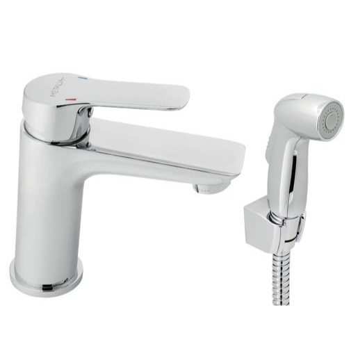 Novaservis Metalia 54 umyvadlová baterie s bidetovou sprškou chrom 54015,0 54015.0