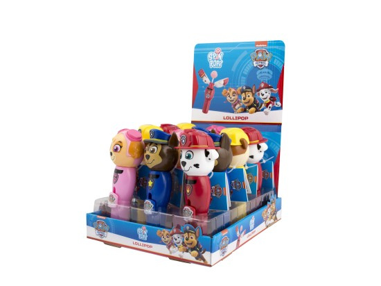 Paw Patrol Spin Pop - hračka s lízátkem 8g, mix variant