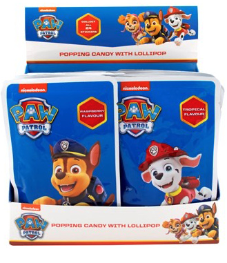 Paw Patrol Tlapková patrola Lízátko s práškem 15g