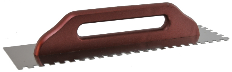 Hladítko nerezové zubové DEK HN60 DR 130×480 mm zuby 10 mm