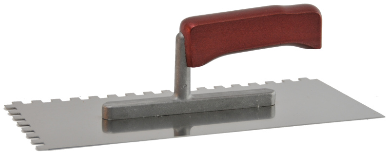 Hladítko nerezové zubové DEK HN20 DR 130×280 mm zuby 8 mm