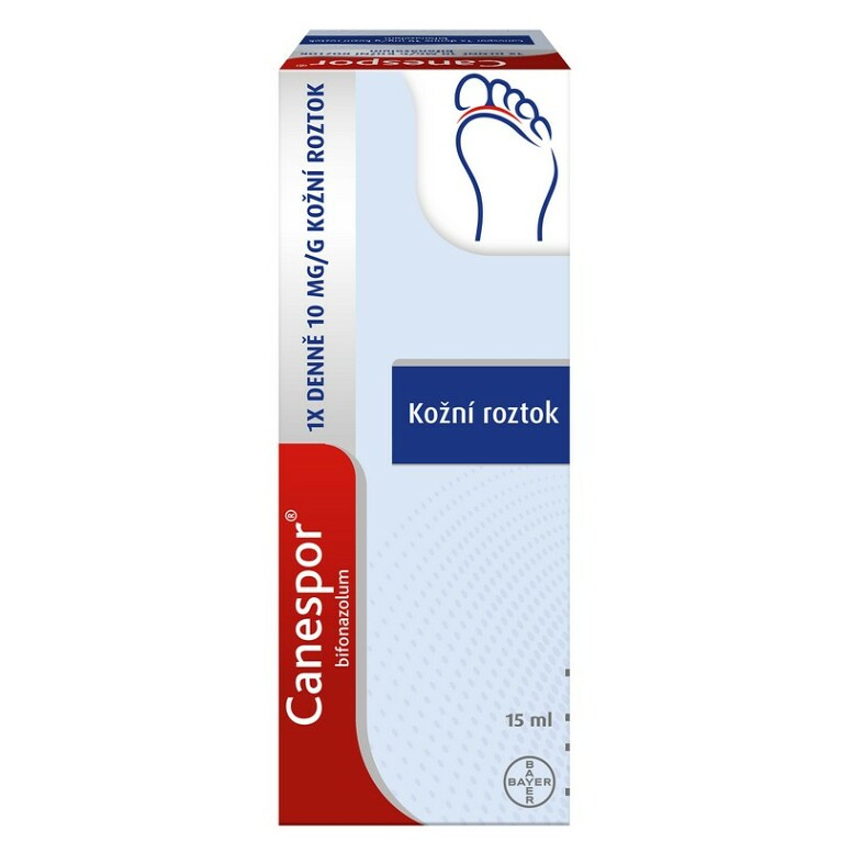 CANESPOR 1X DENNĚ 0,01G/G Kožní roztok 15ML