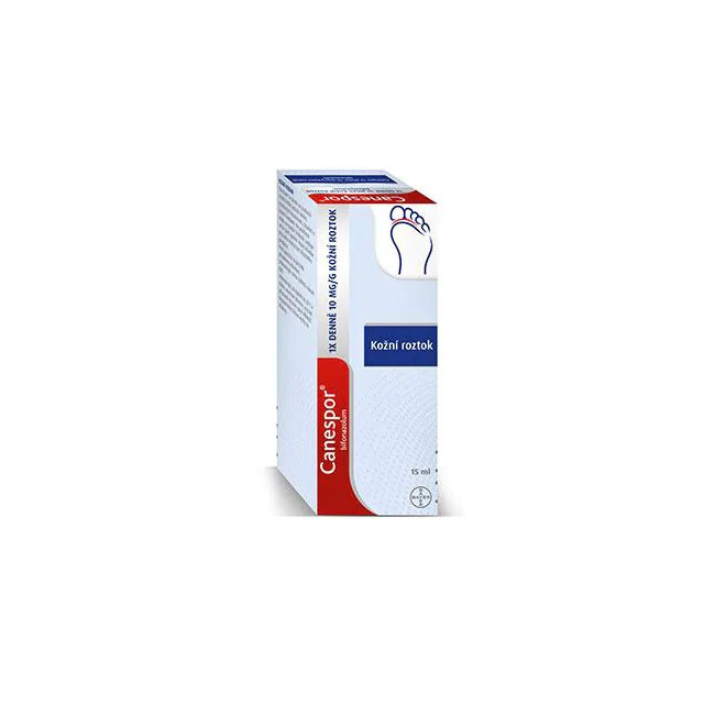 CANESPOR 1X DENNĚ 0,01G/G Kožní roztok 15ML