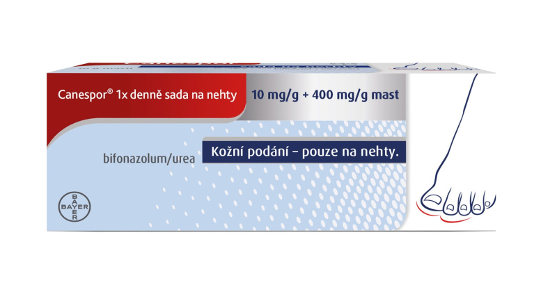 CANESPOR 1X DENNĚ SADA NA NEHTY 10MG/G+400MG/G mast 10G+SADA