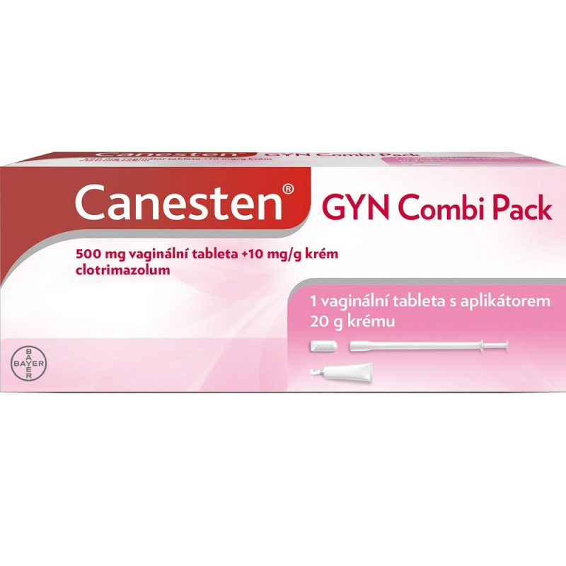 CANESTEN GYN COMBI PACK 500MG+10MG/G Krém + vaginální tableta 1+20G