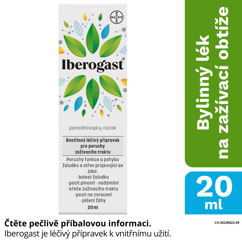 IBEROGAST Perorální kapky, roztok 20ML