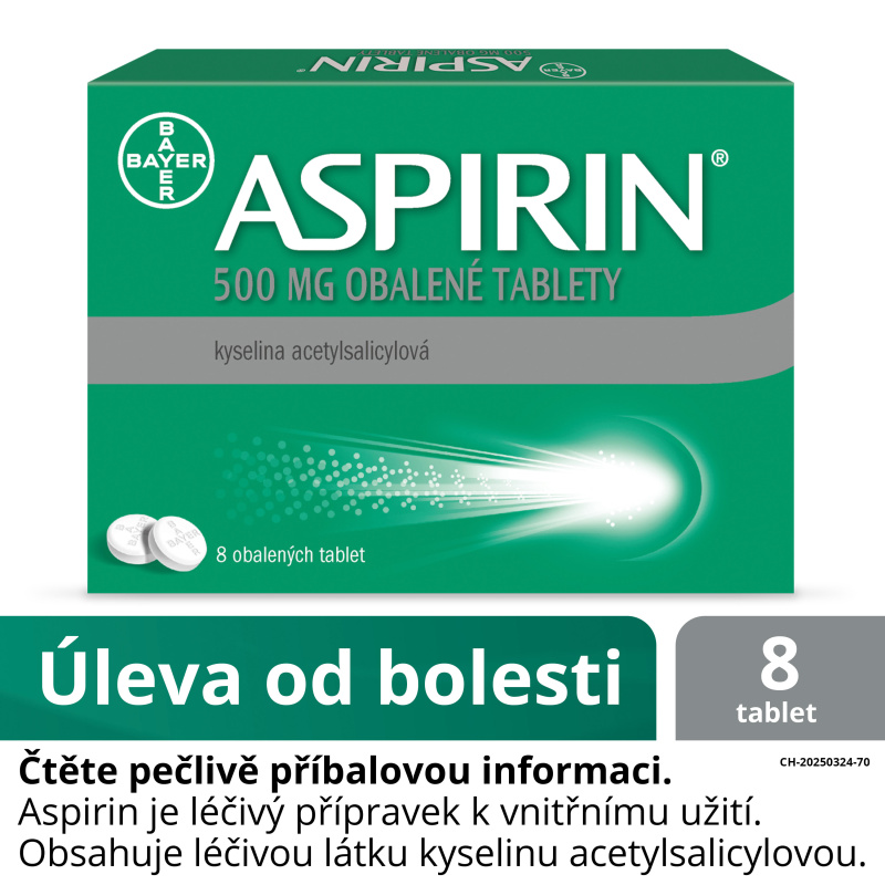 ASPIRIN 500MG Obalená tableta 8