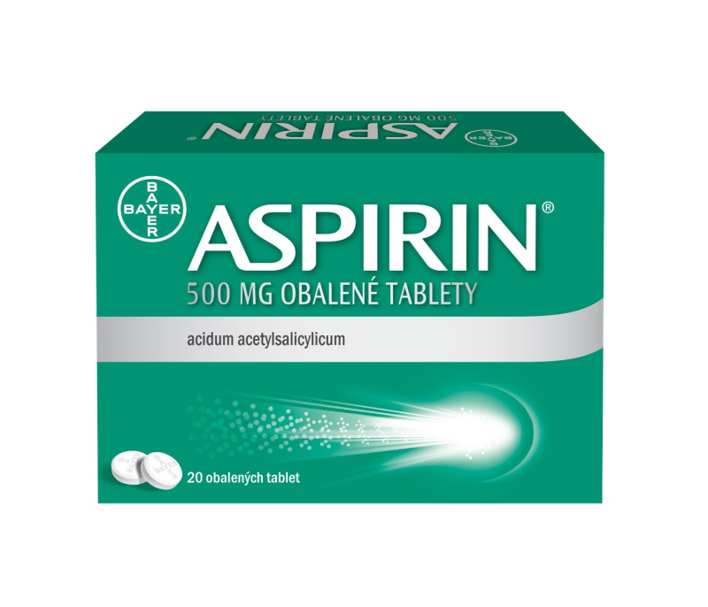 ASPIRIN 500MG Obalená tableta 20