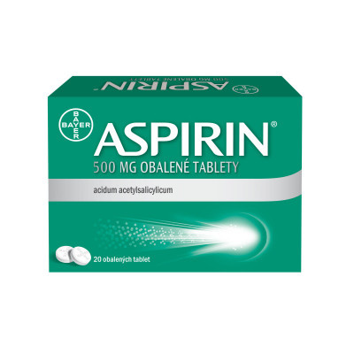 ASPIRIN 500MG Obalená tableta 20