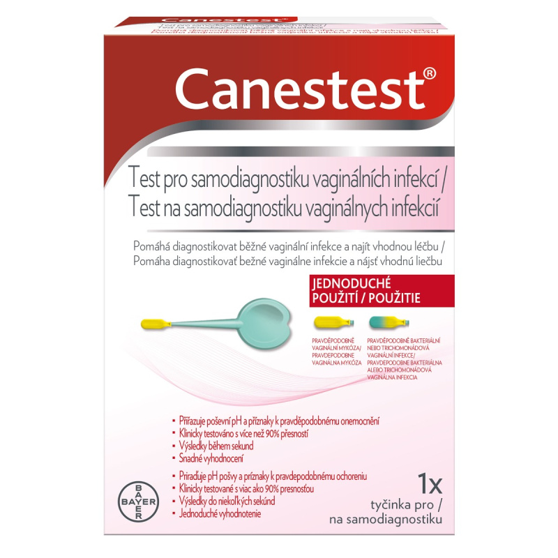 Canestest test pro samodiagnostiku vagin.infekcí