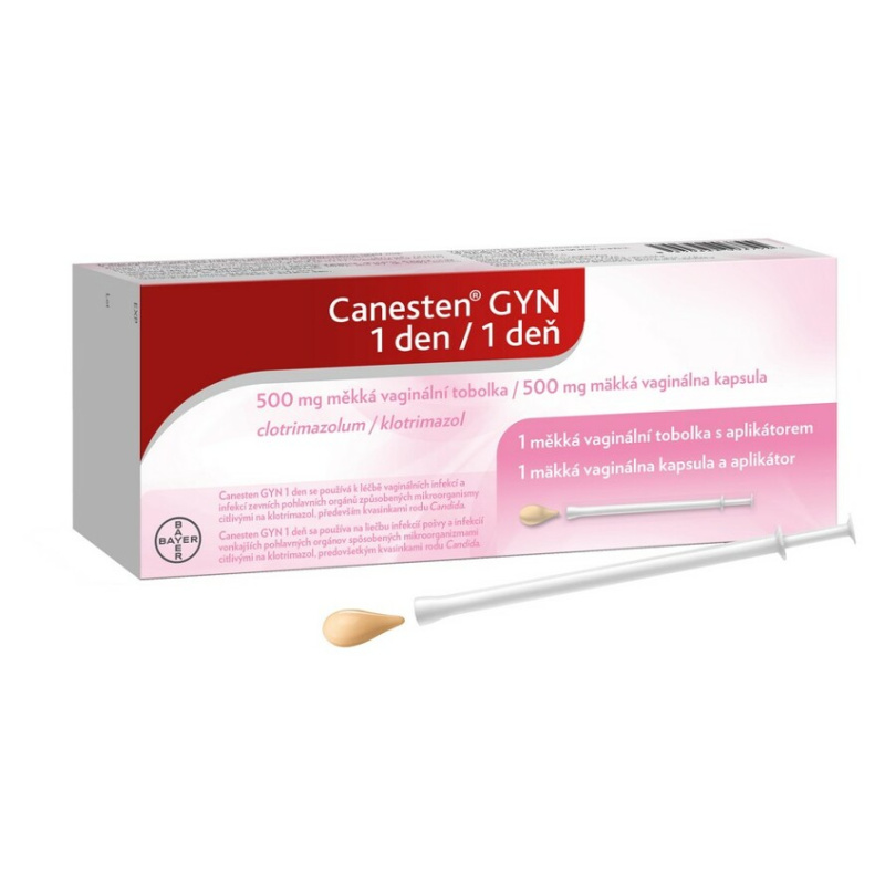 CANESTEN GYN 1 DEN 500MG Měkká vaginální tobolka 1