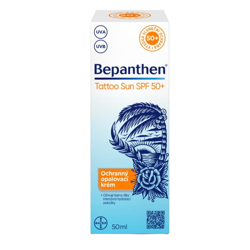 Bepanthen Tattoo Sun opalov.krém SPF50+ 50ml