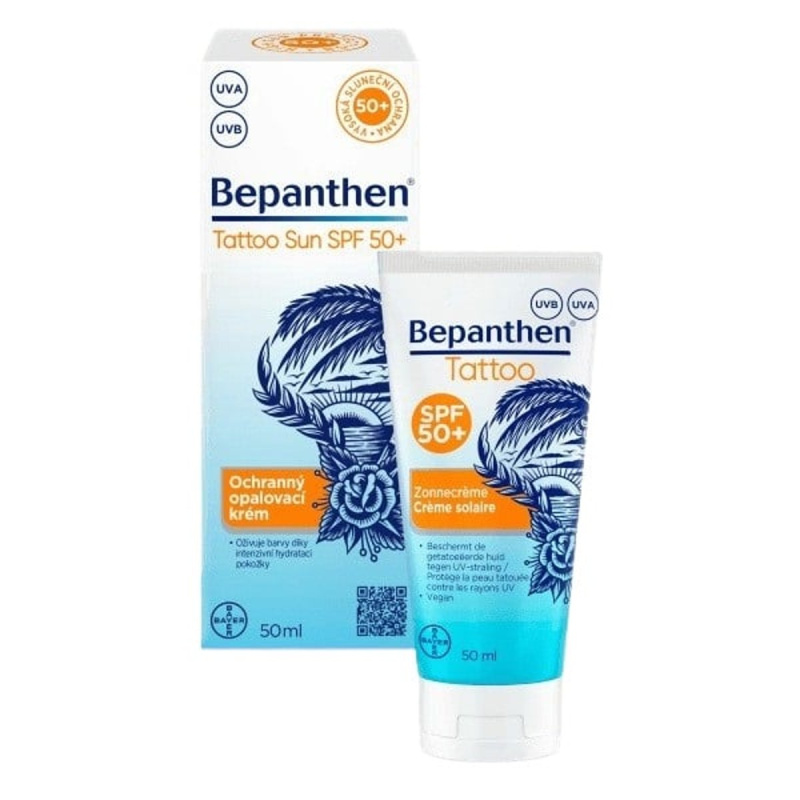 Bepanthen Tattoo Sun opalov.krém SPF50+ 50ml