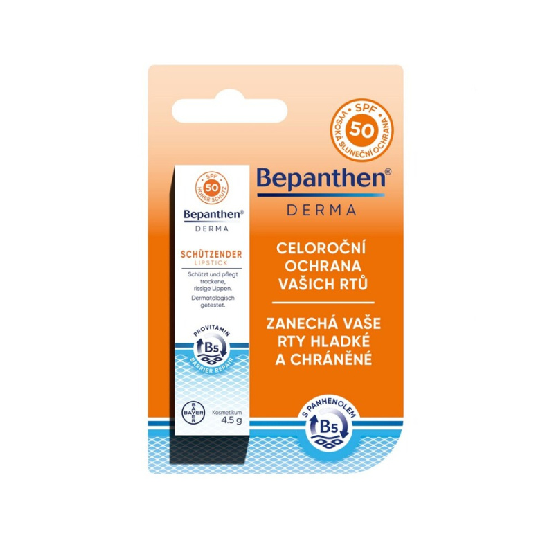 Bepanthen Derma balzám na rty SPF50 4.5g II