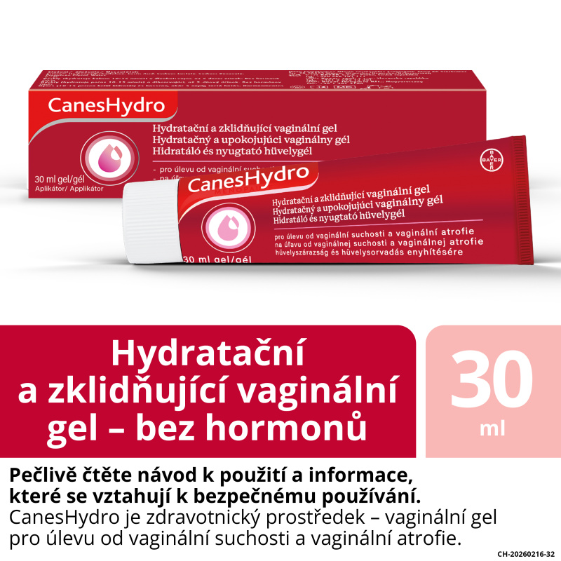 CanesHydro vaginální gel 30 ml