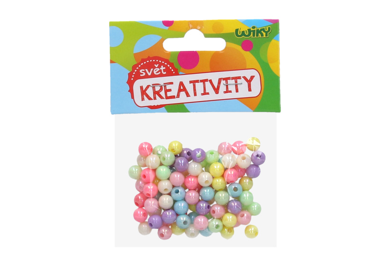 Barevné korálky 20g