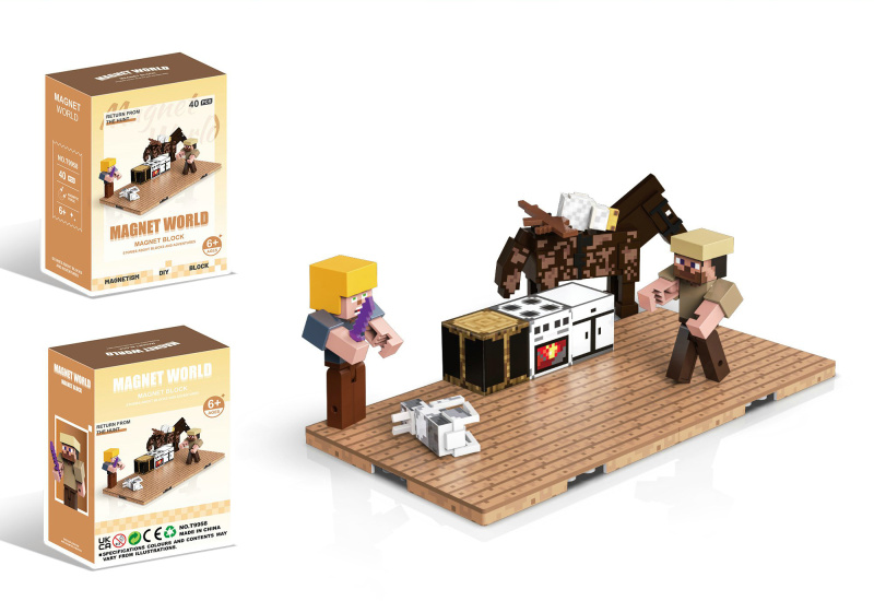 Stavebnice Magnet World: Návrat z Lovu